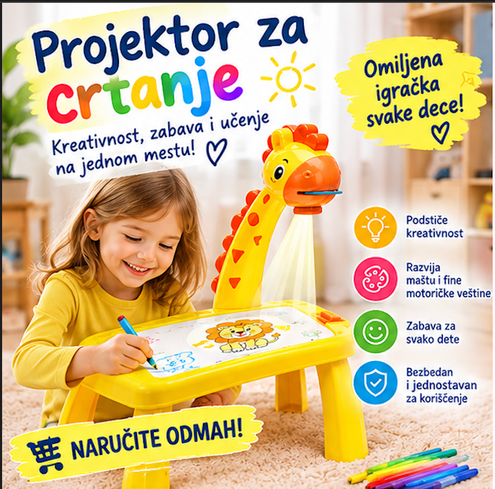 Projektor za crtanje za decu