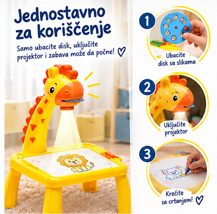 Projektor za crtanje za decu