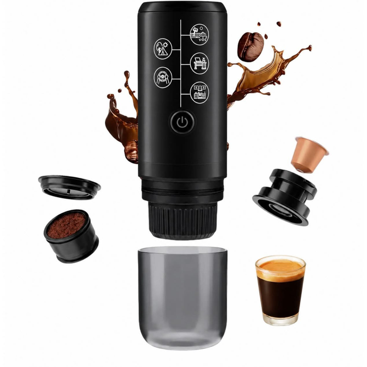 2-u-1 Prenosivi Espresso Aparat